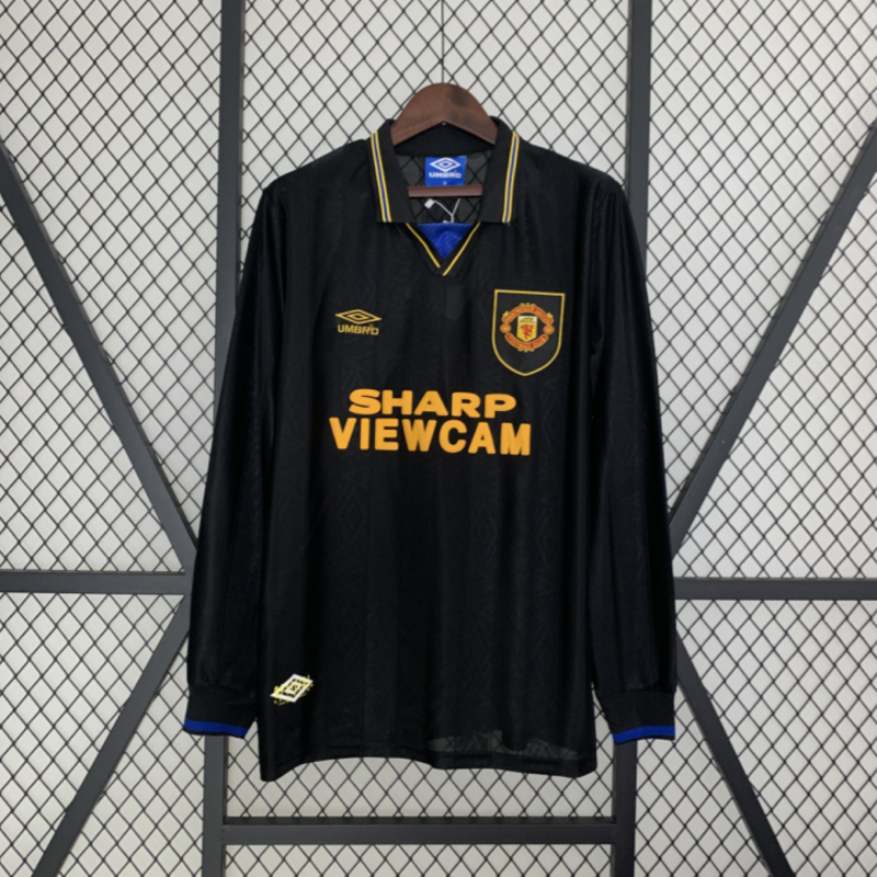 Retro Long Sleeve Manchester United 93/95 Away Kit